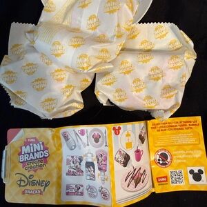 Zuru Mini Brands Disney Snacks Mystery Pack - White & Yellow Packaging
